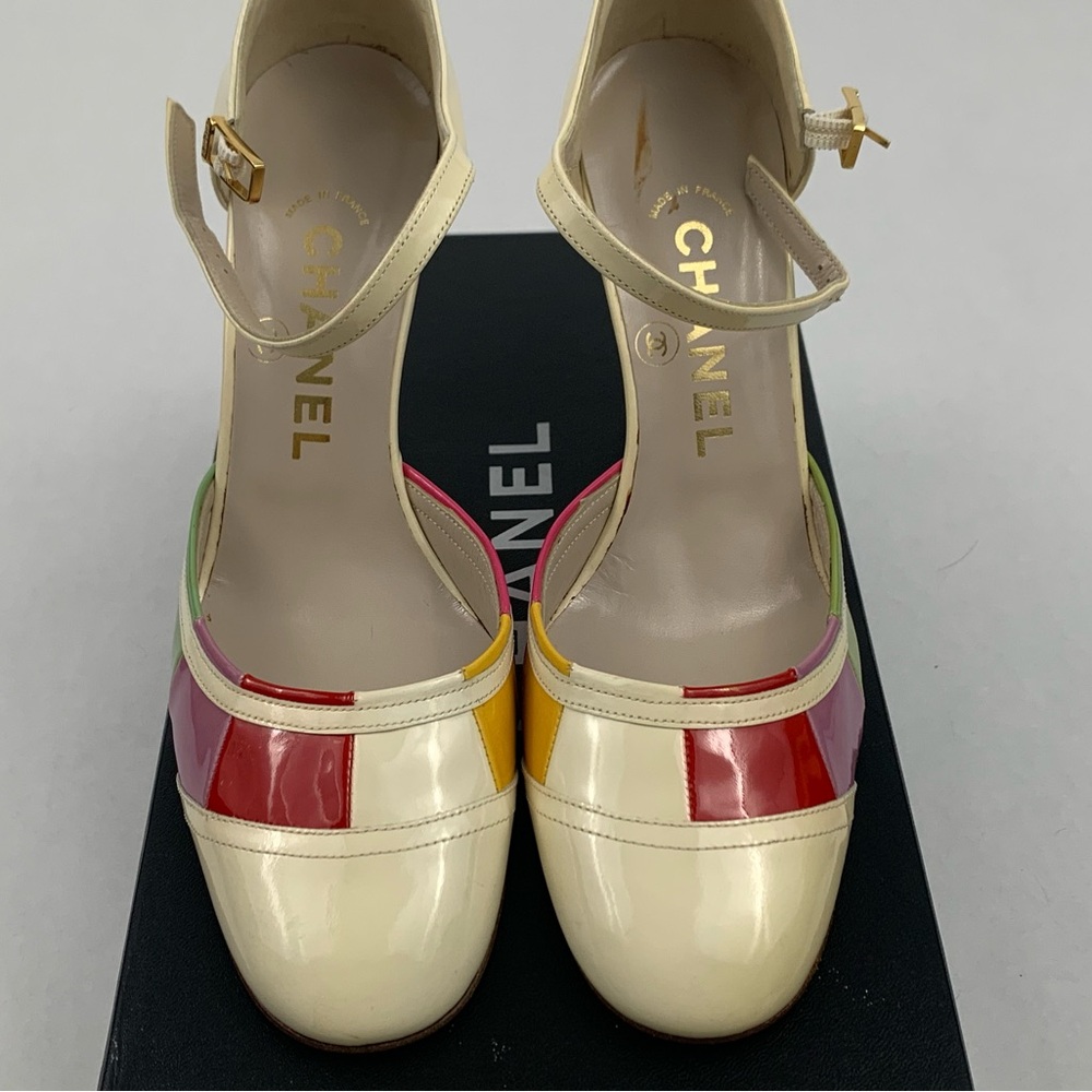 Chanel Multicolor Heels - image 1